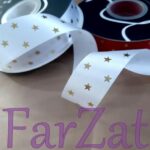 Panglica ornamentala cu stelute cod 11 - 2,5 cm