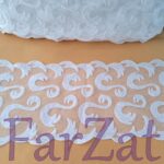 Aplicatie din dantela alba 13 cm - Cod 364 - imagine 2