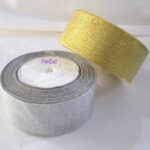 Panglica ornamentala lurex - latime 4 cm - imagine 4