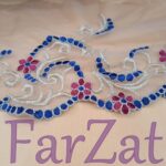 Aplicatie brodata pe tiul - Cod 425 - imagine 4